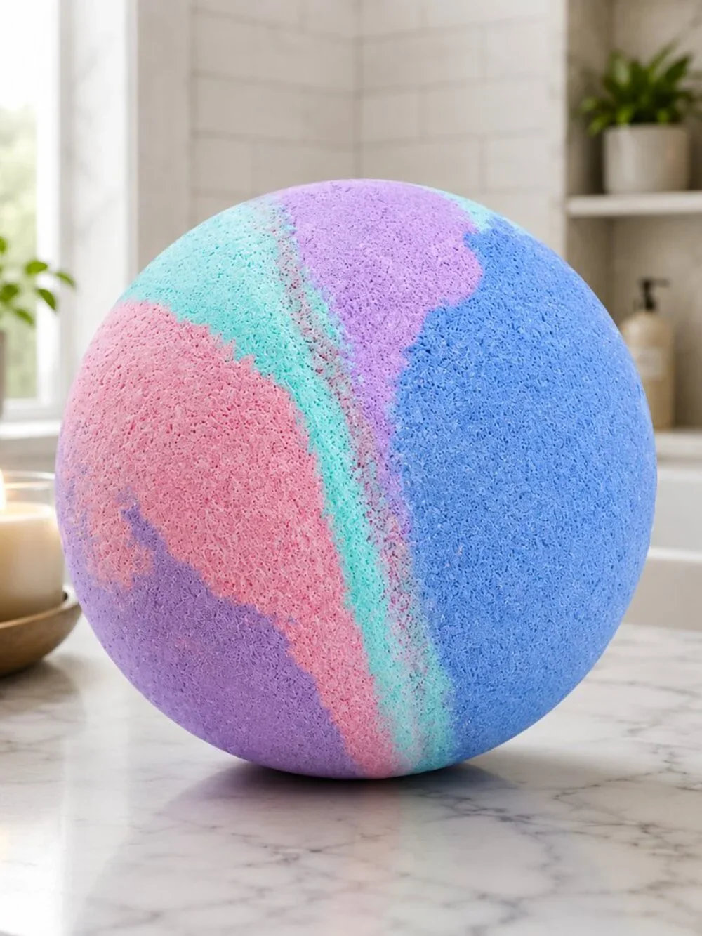 Bath Bombs XL Skittles Scent Giant 1.5 lb Handmade Fizzy Moisturizing Spa Gift